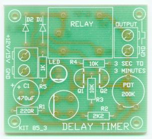 PCB Scan of Timer Circuit