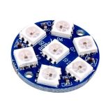 7 addressable LEDs in a ring WS2812