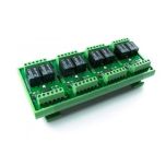 Eight Channel 24VDC Relay Card on DIN Rail image