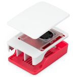 The all new Raspberry Pi 5 Original Enclosure. The optional Active Cooler Fan is highly recommended for use with this case.