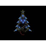 Velleman MK100B Blue Flashing LED Christmas Tree Kit