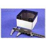 Smoked transparent polycarbonate enclosure