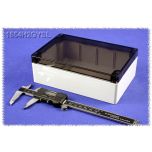 Smoked transparent polycarbonate enclosure