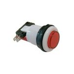 Game Switch - SPDT Round Red Lens, On-(On), Illuminated image