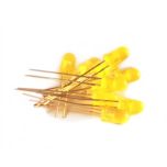 5mm yellow diffused LED 10 piece pack