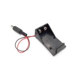 9 volt battery holder with 2.1mm barrel jack connector