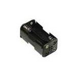 4 AA Battery Holder with snap terminals image