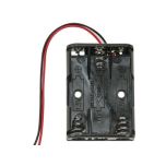 3 AAA Battery Holder with leads image