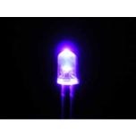 5mm Purple Water Clear LED (10 pak) image