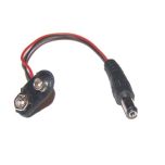 9V Battery Snap with 2.1mm DC Jack image