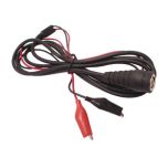 Coax Cable BNC Male   2 Croc clips image