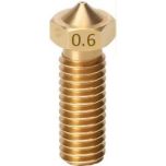 V6 Volcano Brass Nozzle, 0.6mm