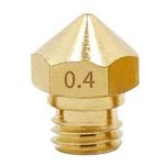 MK10 Brass Nozzle, M7 Thread, 0.4mm