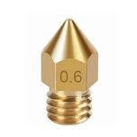 Flat Brass Nozzle, 0.6mm