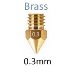 Premium Brass Nozzle, 0.30mm