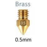 Premium Brass Nozzle, 0.50mm