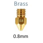 Premium Brass Nozzle, 0.80mm