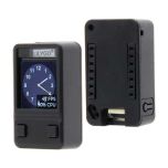 lilygo T-QT ESP32 module in a case.