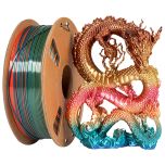 SILK Rainbow Magic Color 3D Printer Filament. 1KG spool