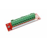 12 position inline screw terminal connection