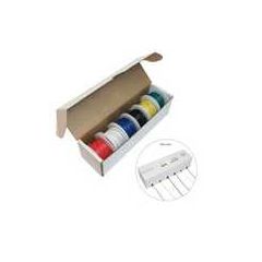 Hookup Wire Kit, 6 Colours, 22AWG, Solid Core image