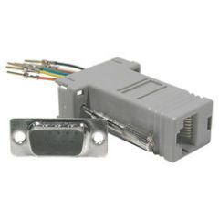 RJ45 to DB9 MODULAR PHONE JACK TO RS232 ADAPTER image