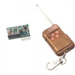 4 button RF remote control module and receiver