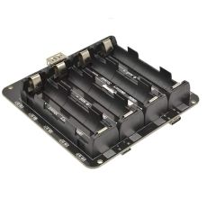 4 18650 battery bank power supply module, batteries not included.