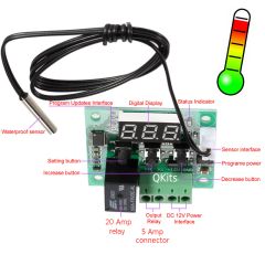 min LED thermometer