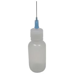 1oz polyethylene dispensing bottle with stainless steel needle