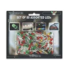 Set of 80 assorted LEDs image