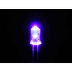 5mm Purple Water Clear LED (10 pak) image