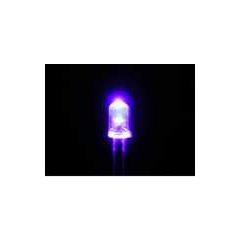 5mm Purple Water Clear LED (10 pak) image