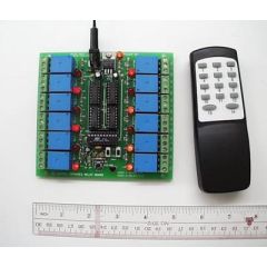 12 Channel IR Relay Kit with Remote Control image