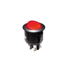 Red Illuminated LED Rocker Switch image
