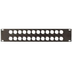 19 inch Panel Rack, 24 holes for XLR Connectors image