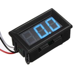 BLUE 0-100V Digital Voltmeter
