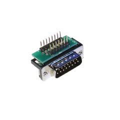 Male DB15 to breadboard adapter right angle