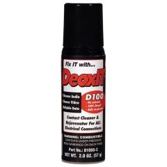 DeoxIT Contact Cleaner and rejuvenator for all electronic connections. One shot metered spray.