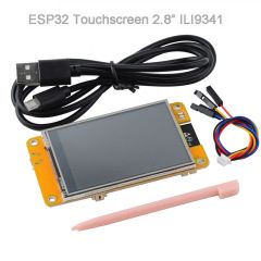 ESP32 development board with 2.8 inch resistive touch display.