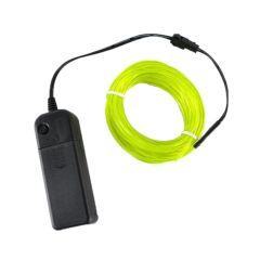 Electroluminescent Wire glow green