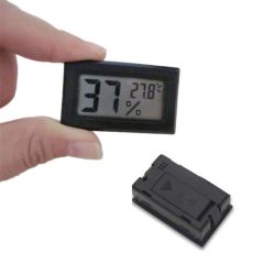 Digital Hygrometer and Thermometer with internal probes.