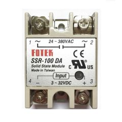 SSR-100DA Solid State Relay Note：DA Means Direct Current Controlled Alternating Current