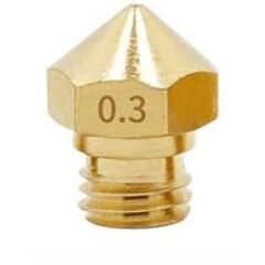 MK10 Brass Nozzle, M7 Thread, 0.3mm