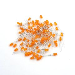 5mm Orange Diffused LED 50 pack