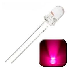 Pink Waterclear LED 5mm