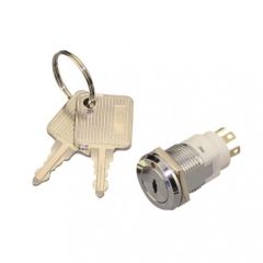 16mm 2 position key switch