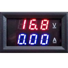 1 to 100 volt 10 amp LED meter