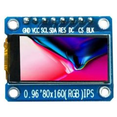 0.96 inch IPS interface Full Color TFT Display Module ST7735 SPI 80X160 ATF