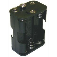 6 AA Battery Holder with barrel jack